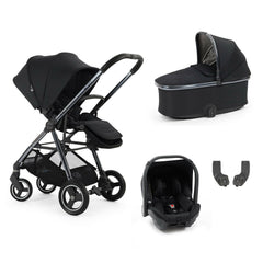 BabyStyle Oyster Gravity+ 4 Piece Travel System - Carbonite 