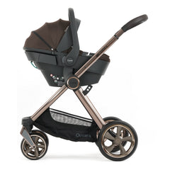 Oyster4 Chassis fitted with Capsule 360 Infant Car Seat - Chocolate Velvet