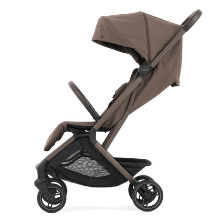 Oyster F-Lite Stroller - Chocolate - with seat upright