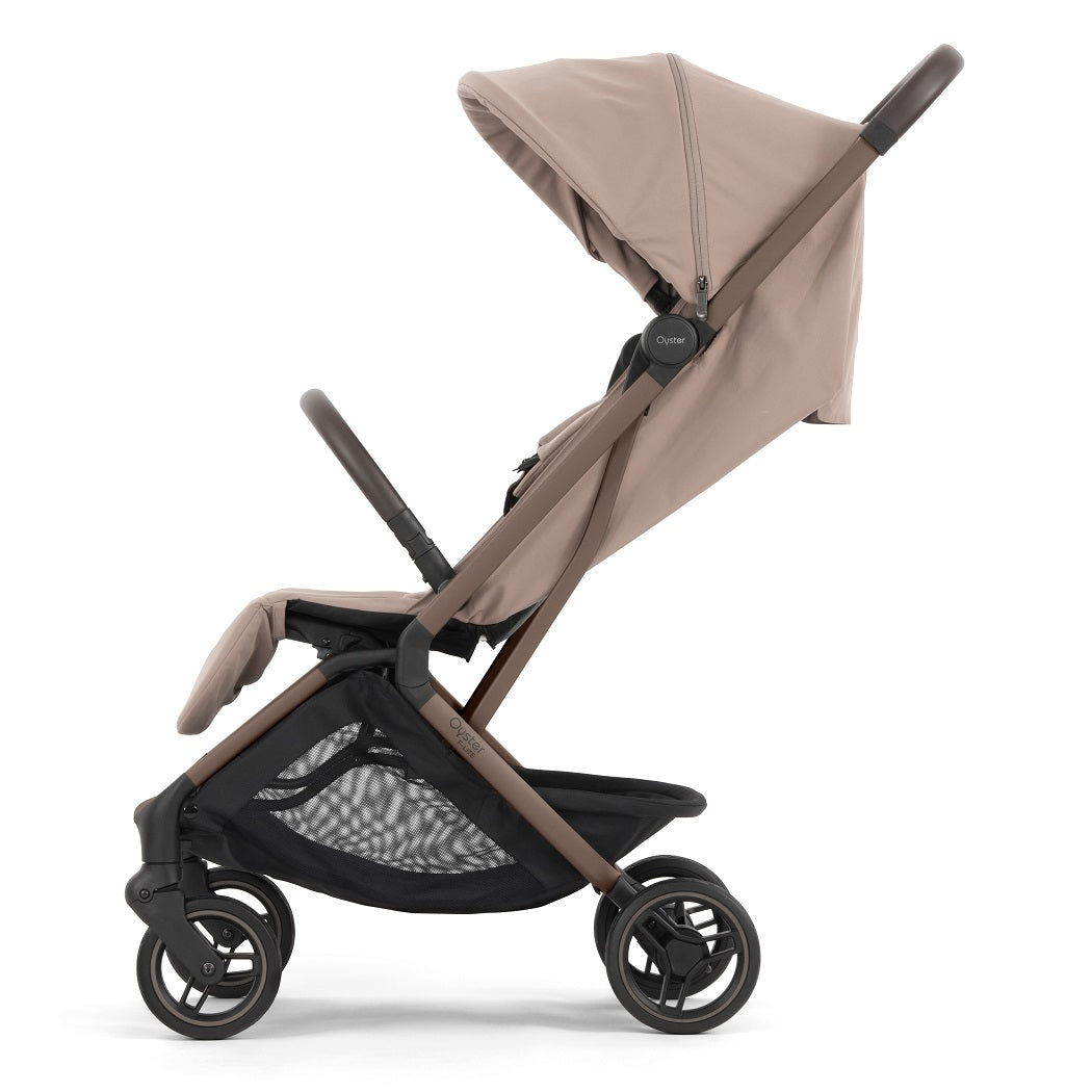 Oyster F-Lite Stroller - Taupe - with seat upright