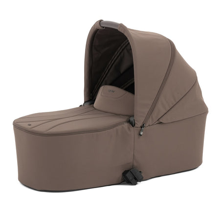 Oyster F-Lite Folding Carrycot with Apron - Chocolate