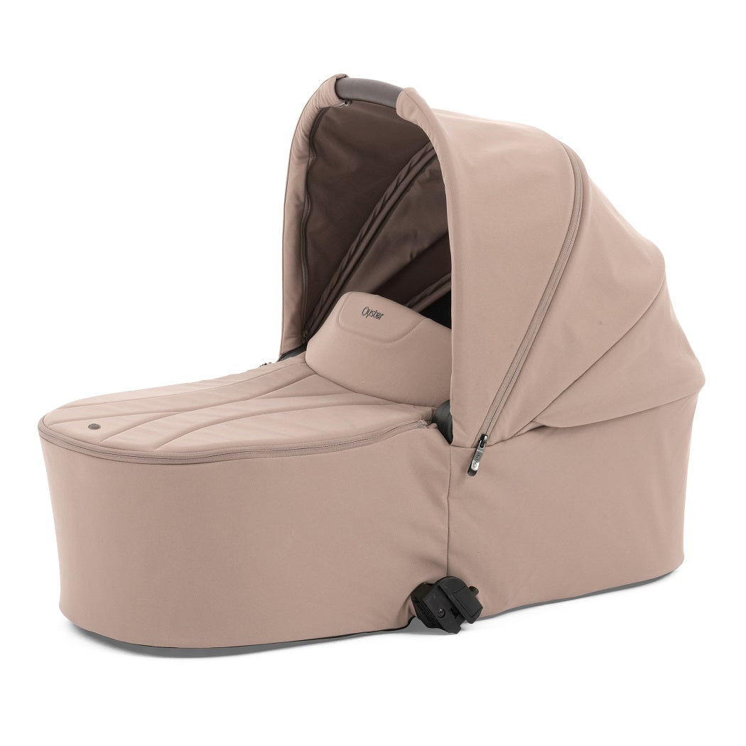 Oyster F-Lite Folding Carrycot with Apron - Taupe