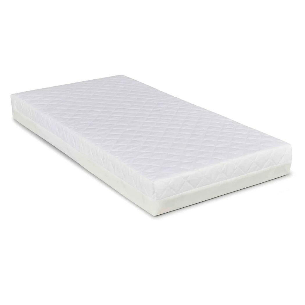 Ickle Bubba Premium Sprung Mattress - Space Saver (100 x 50cm) - showing the mattress with its removable cover