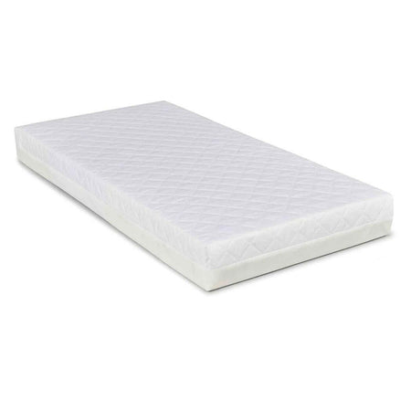 Ickle Bubba Premium Sprung Mattress - Space Saver (100 x 50cm) - showing the mattress with its removable cover