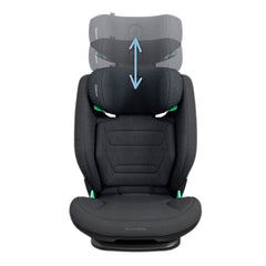 Maxi-Cosi RodiFix Pro² i-Size Car Seat (Authentic Graphite) - showing the height adjustable headrest