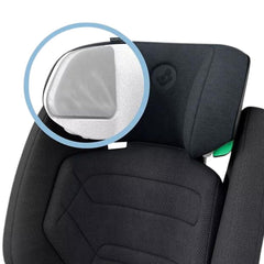 Maxi-Cosi RodiFix Pro² i-Size Car Seat (Authentic Graphite) - showing the AirProtect Safety Cushion in the headrest