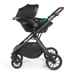 Ickle Bubba Stratus i-Size Car Seat - Black - shown fitted onto the Cosmo`s chassis
