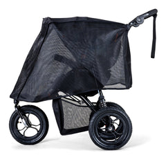 Out n About UV Sun Mesh Cover - v5 Nipper Single (Black) - side view