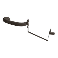 Out n About Nipper DOUBLE v5 Newborn & Toddler Starter Bundle (Rocksalt Grey) - showing the included `adaptor 1` which is required to fit the carrycot onto the pushchair