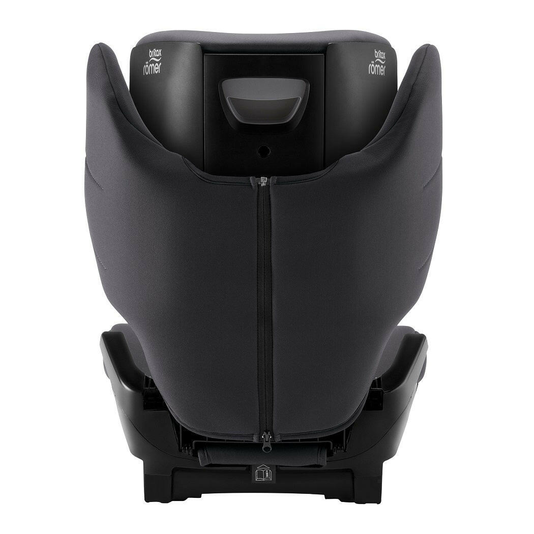 Britax Adventure Plus 2 i-Size Highback Booster Car Seat - Midnight Grey - rear view