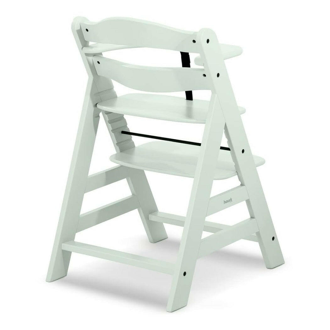 Hauck Alpha+B Wooden Highchair Mint - rear view
