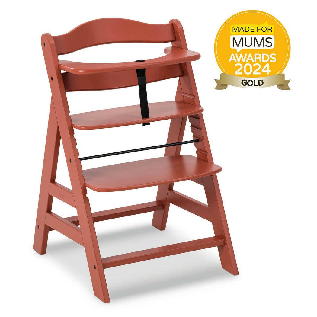 Hauck Alpha+B Wooden Highchair - Cork front view