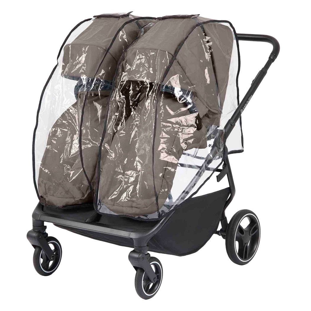 Ickle Bubba Altair Growing Families Pushchair - Mink - forward-facing with raincover