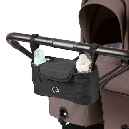 Ickle Bubba Altair Double Stroller - Mink - buggy organiser (bottles not included)