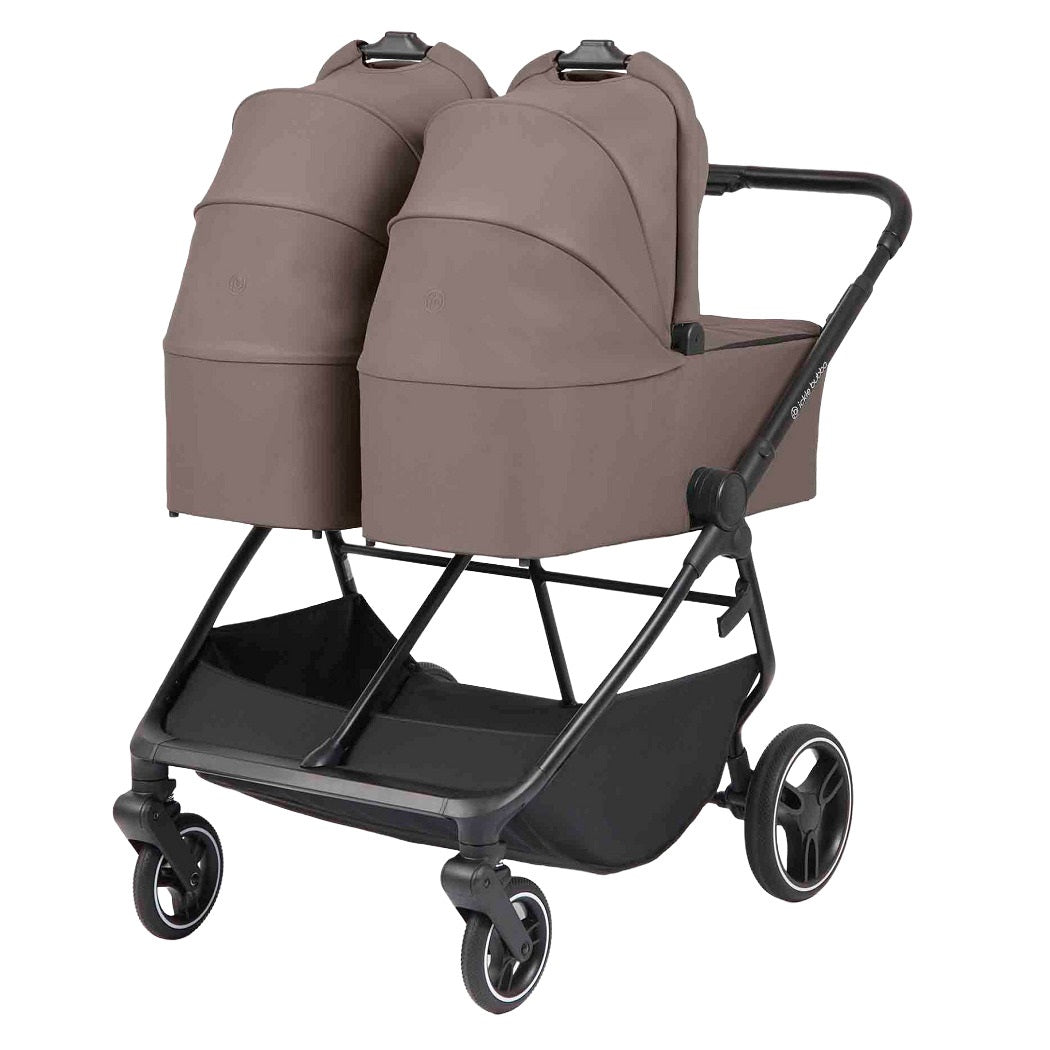 Ickle Bubba Altair Growing Families Pram - Mink - with parent-facing carrycots