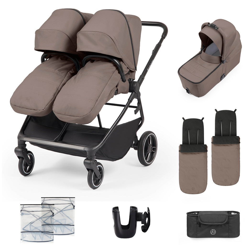 Ickle Bubba Altair Growing Families Pram Pushchair - Mink - included items