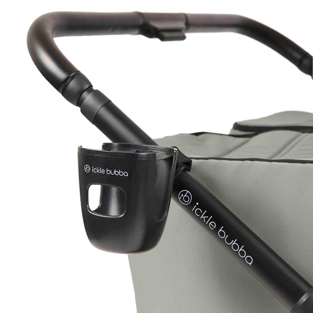 Ickle Bubba Altair Double Stroller - Laurel Green - with drink holder