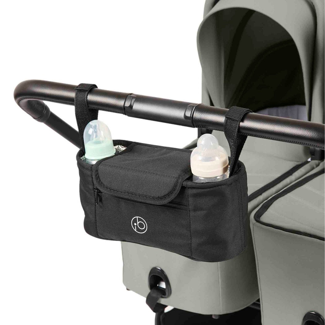 Ickle Bubba Altair Double Stroller - Laurel Green - buggy organiser (bottles not included)
