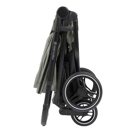 Ickle Bubba Altair Growing Families Pushchair - Laurel Green - folded with seats attached