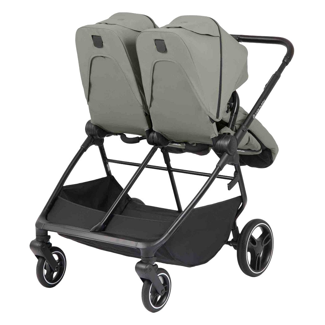 Ickle Bubba Altair Double Stroller - Laurel Green - rear view