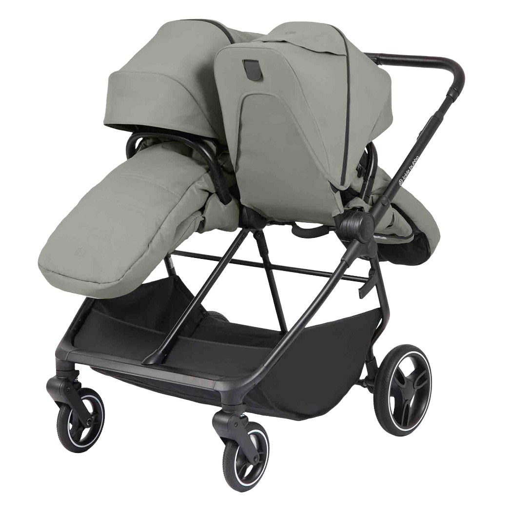 Ickle Bubba Altair Growing Families Pram Pushchair - Laurel Green - with two seat units,  one parent-facing and one forward-facing