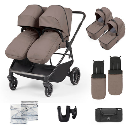 Ickle Bubba Altair Twin Pram Pushchair - Mink - included items