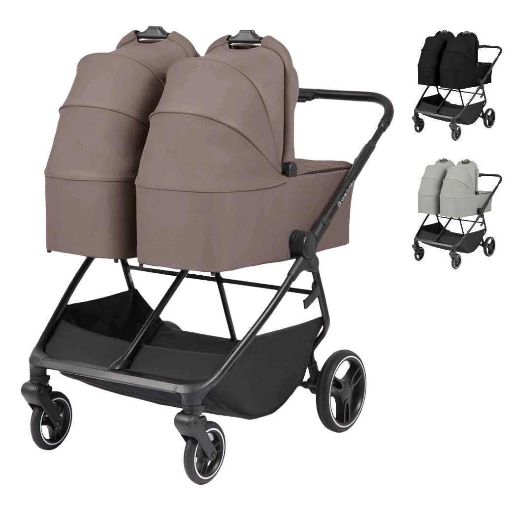 Ickle Bubba Altair Growing Families Pram Pushchair - Black, Laurel Green and Mink
