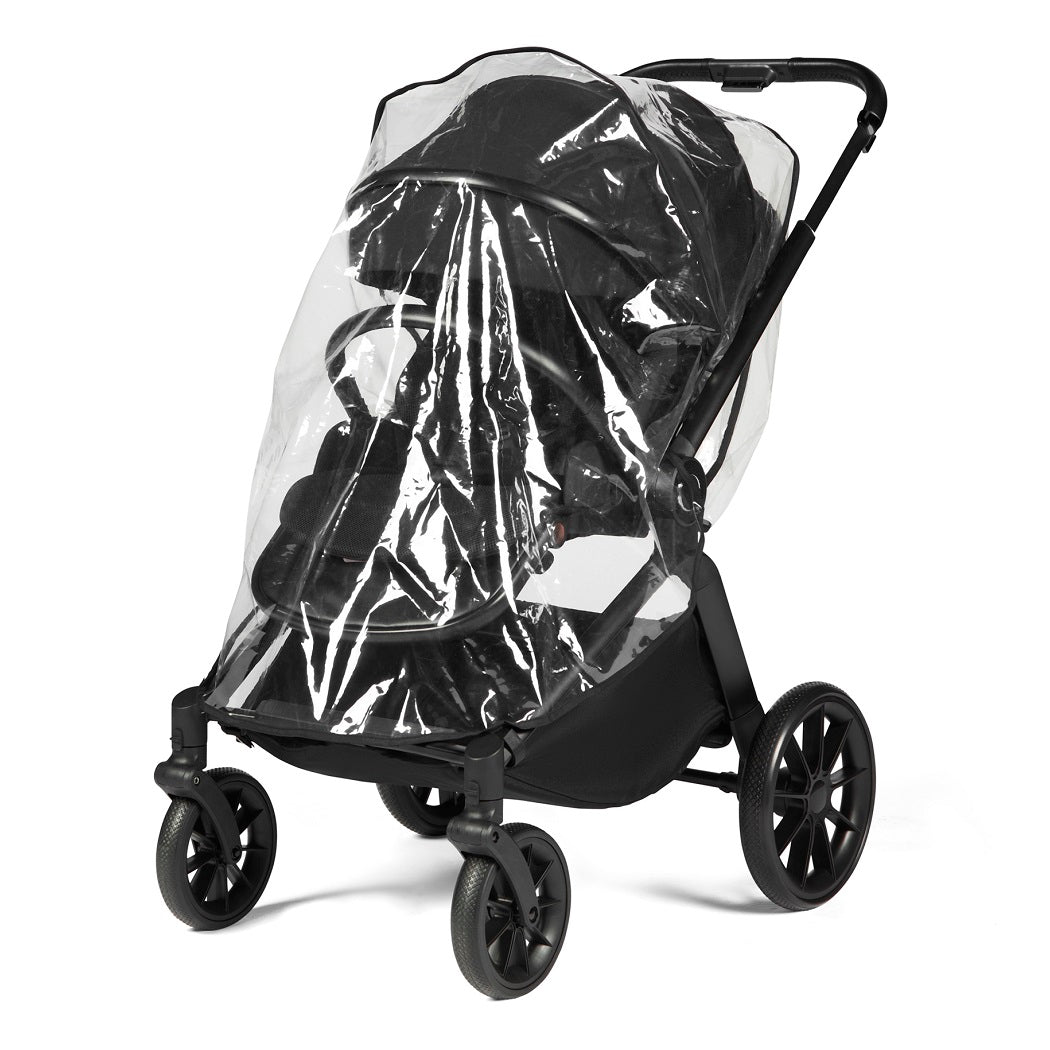 Ickle Bubba Altima Pushchair - Black - with rain cover