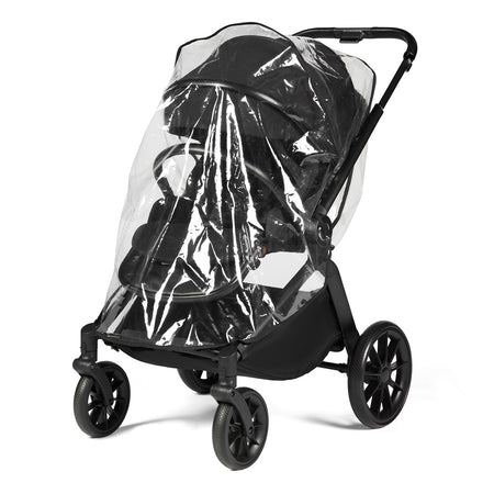 Ickle Bubba Altima Pushchair - Black - with rain cover