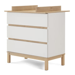 Obaby Astrid Changing Unit - White - showing the unit with its changing area
