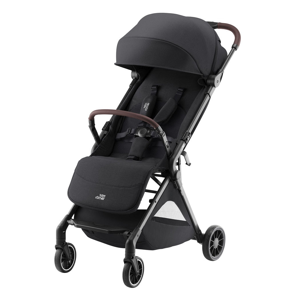 Britax Tira Lightweight Stroller - Carbon Black - forward-facing