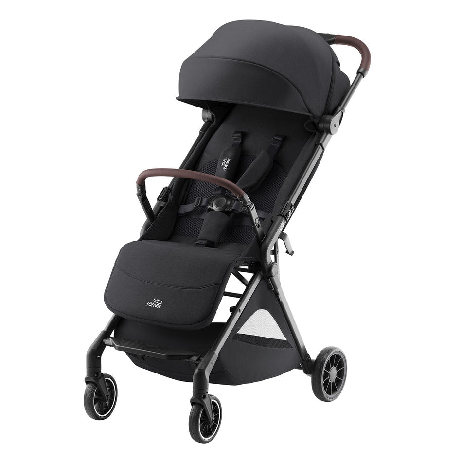 Britax Tira Lightweight Stroller - Carbon Black - forward-facing
