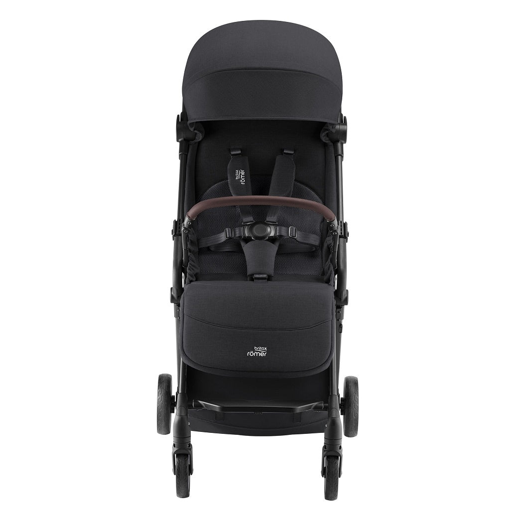 Britax Tira Lightweight Stroller - Carbon Black - front view