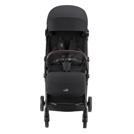 Britax Tira Lightweight Stroller - Carbon Black - front view