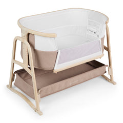Ickle Bubba Bubba&Me Luxe BISCUIT - with panel dropped