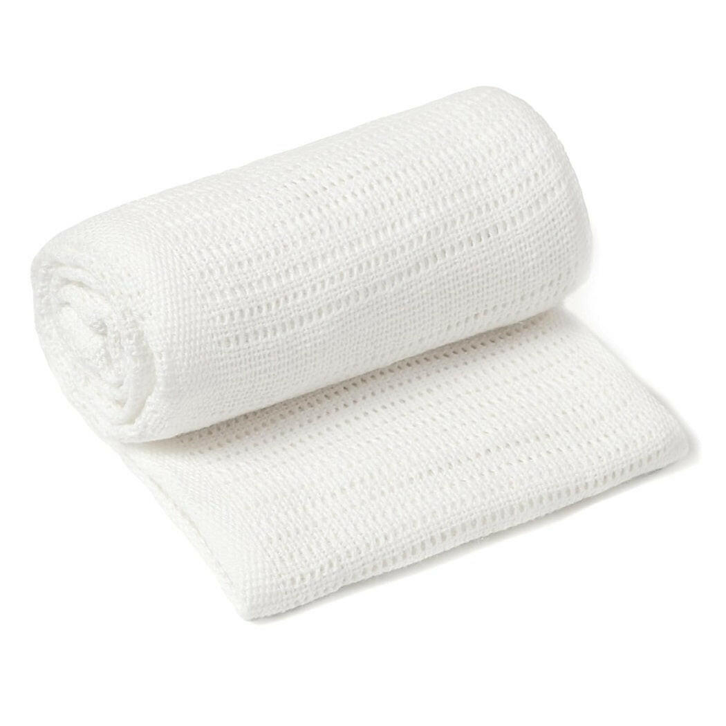 Clair De Lune Cellular Cot Bed Blanket - White