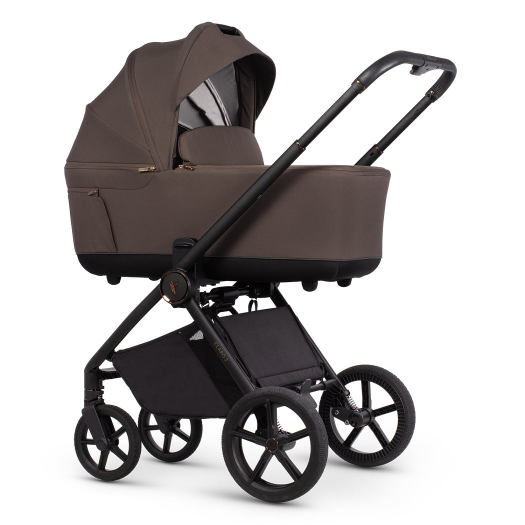 Venicci Claro 2 pram in Chocolate with carrycot and lightweight frame