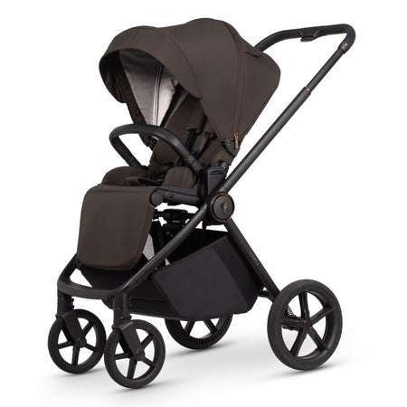 Venicci Claro 2 pushchair in forward-facing mode in Chocolate