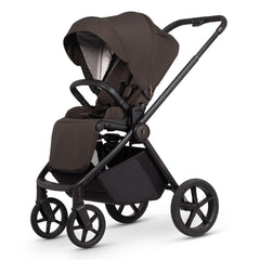 Venicci Claro 2 pushchair in forward-facing mode in Chocolate
