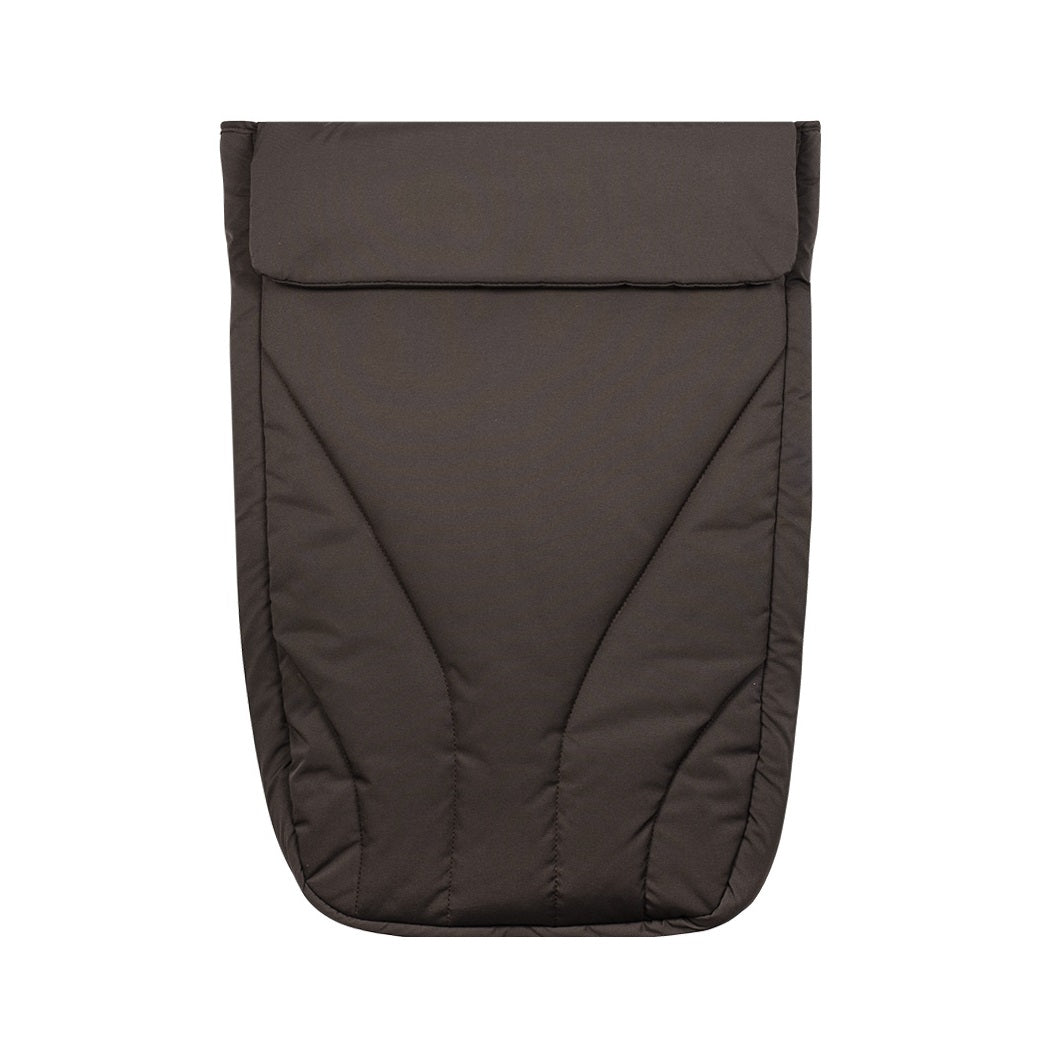 Venicci Claro 2 pushchair apron in Chocolate shown separately