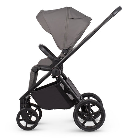 Venicci Claro 2 pushchair side view in forward-facing mode in Fog