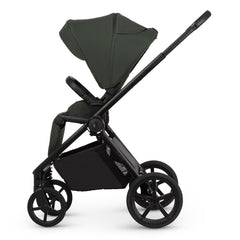 Venicci Claro 2 pushchair side view in forward-facing mode in Forest