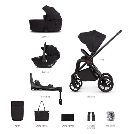 Venicci Claro 2 Luxury Bundle 4in1 - Noir - included items
