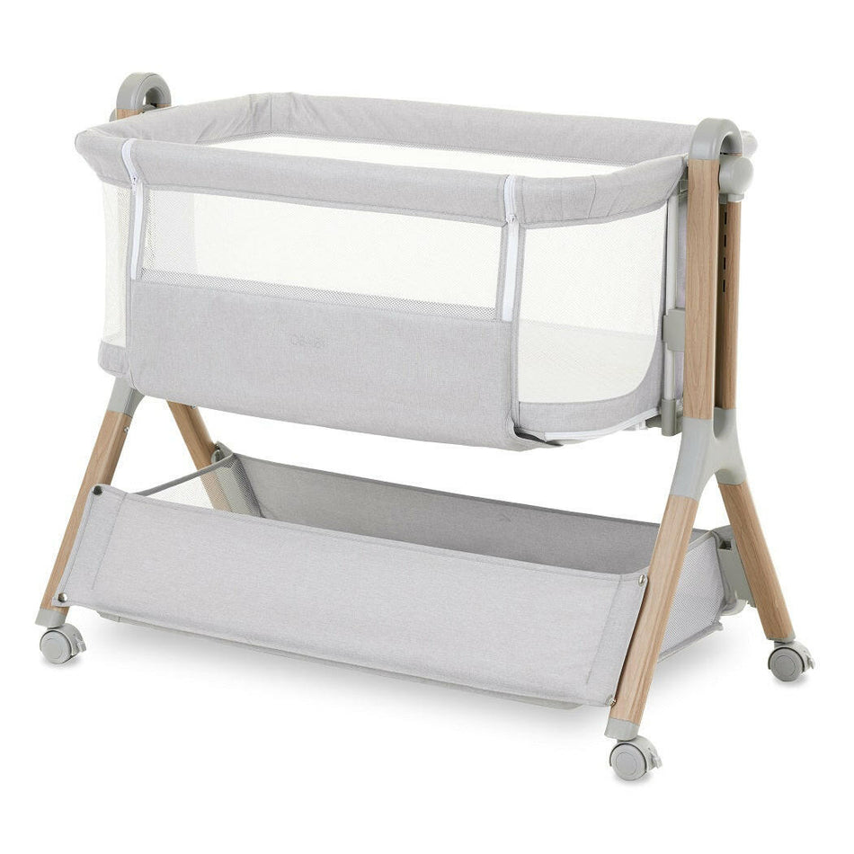 Obaby Cloud Bedside Crib - Grey