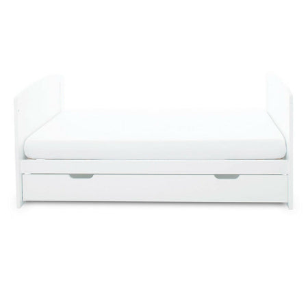 Ickle Bubba Coleby Classic Cot Bed & Under Drawer - White - junior bed