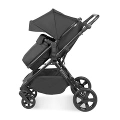 Ickle Bubba Comet 3-in-1 Travel System (Black) - showing the pushchair in forward-facing mode
