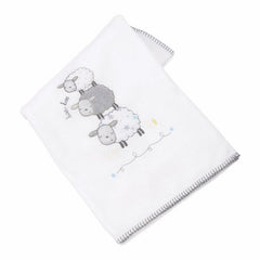 Silvercloud Counting Sheep fleece blanket - Night Night Sleep Tight