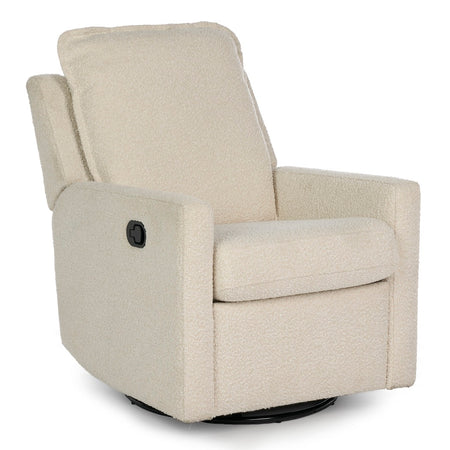 Obaby Denver Swivel Glider Recliner Chair - Bouclé