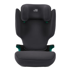 Britax Discovery Plus 2 i-Size Highback Booster Car Seat - Midnight Grey - front view
