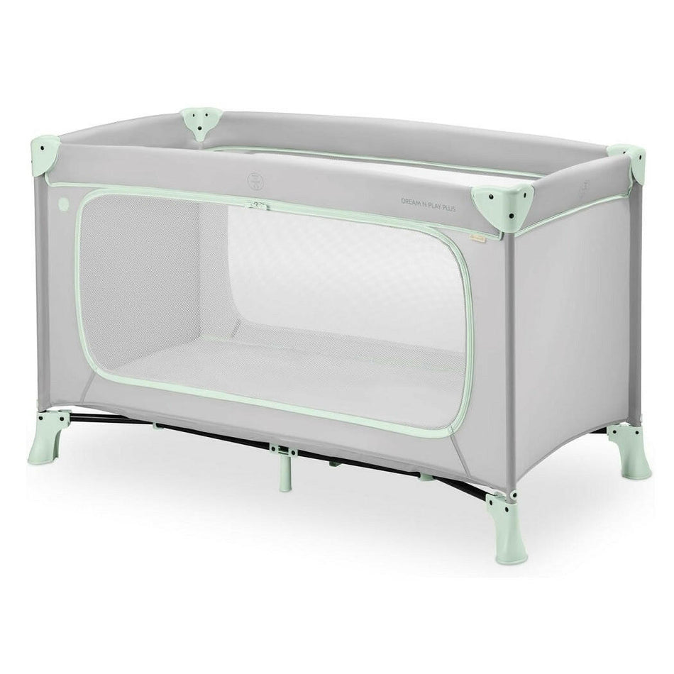 Hauck Dream n Play Plus Travel Cot - Mint front view